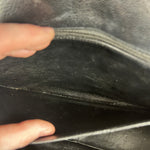 Chanel Black Caviar Leather Single Flap Bag '04