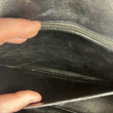 Chanel Black Caviar Leather Single Flap Bag '04