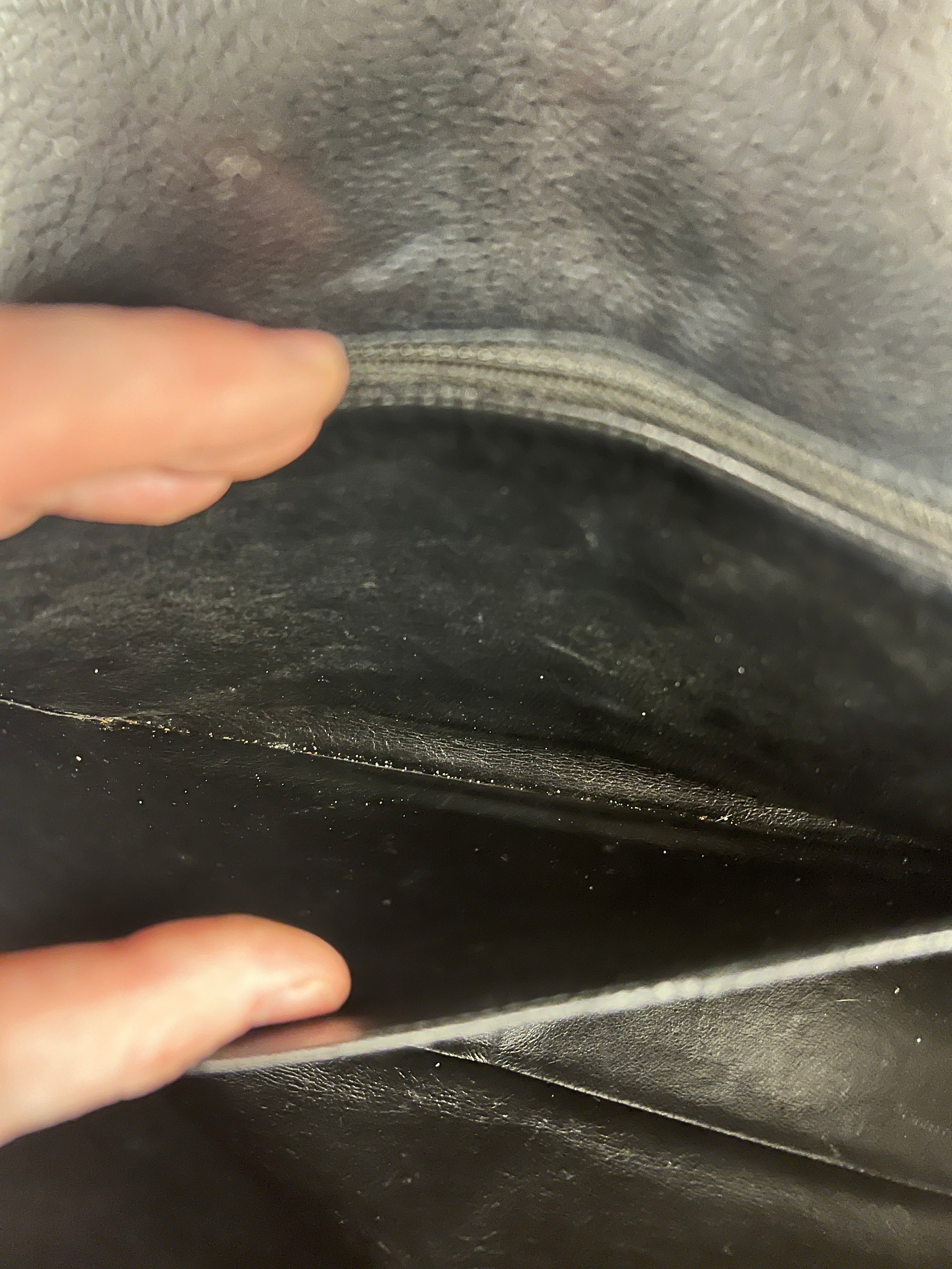 Chanel Black Caviar Leather Single Flap Bag '04