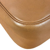 Hermes Vintage Tan Brown Leather Shoulder Bag