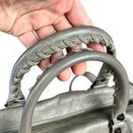 Balenciaga Mini Classic Leather City Bag Grey