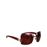 Chanel Vintage Rimless Rectangular Sunglasses 4002
