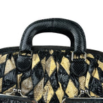 Dolce & Gabbana Miss Curly Python Patchwork Handbag
