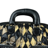 Dolce & Gabbana Miss Curly Python Patchwork Handbag