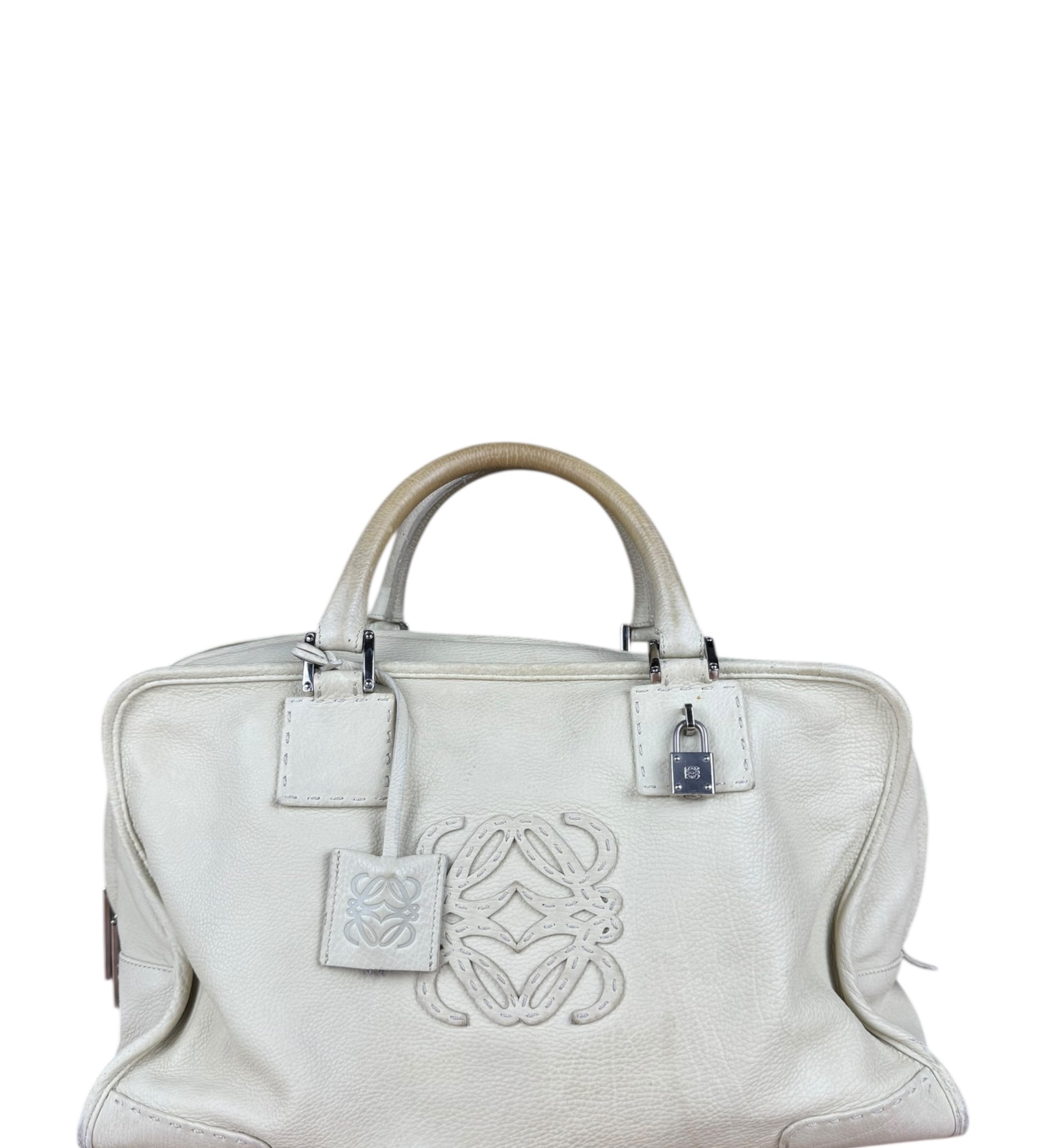 Loewe Vintage Beige Amazona 28 Handbag