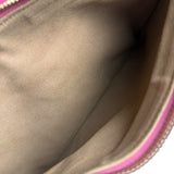 Gucci Pink/Red Leather Open Top Handbag