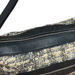 Chanel Black/Beige Tweed Clover Hobo Shoulder Bag '05-'06