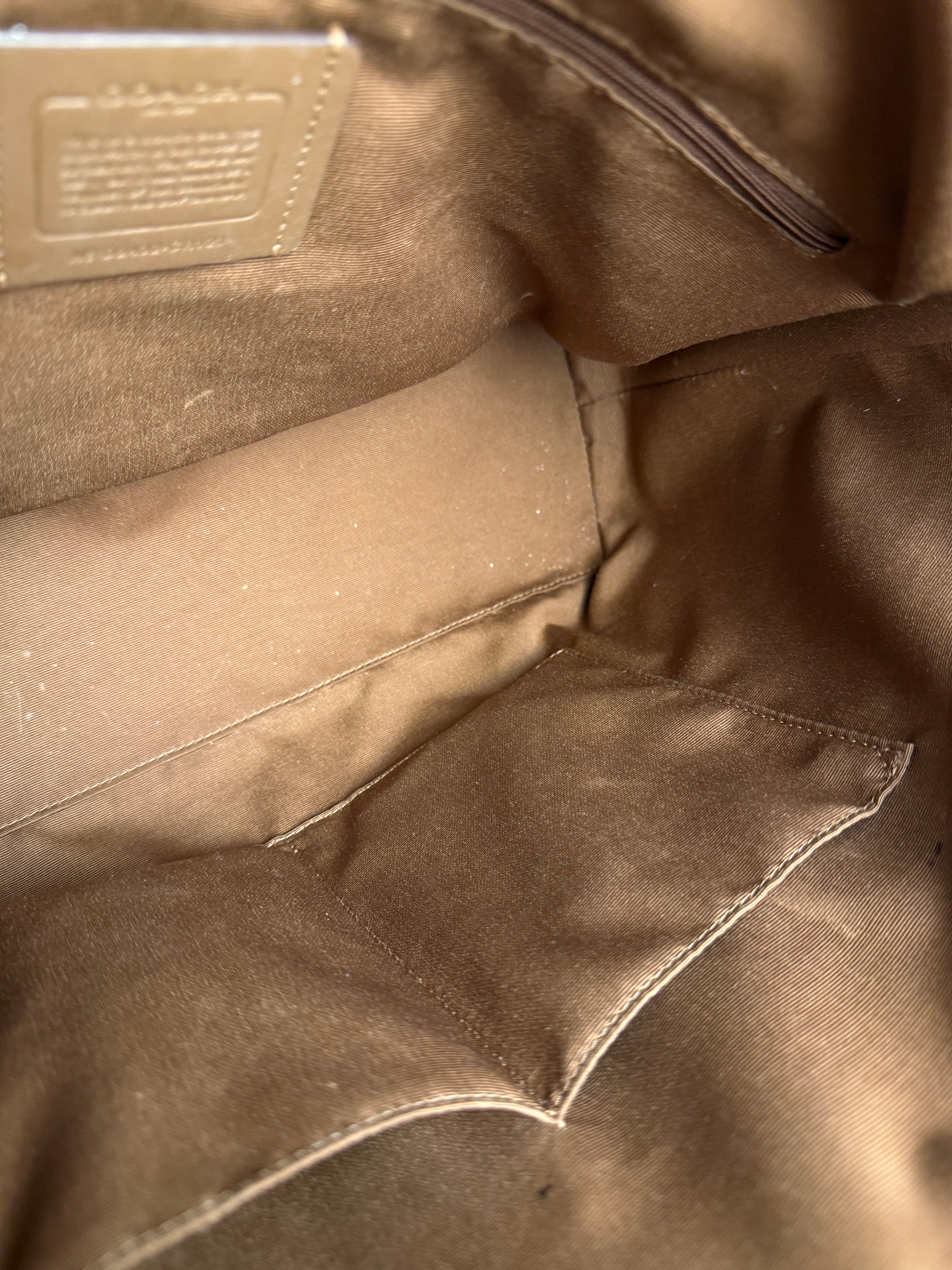 Coach Signature Canvas Gallery Tote