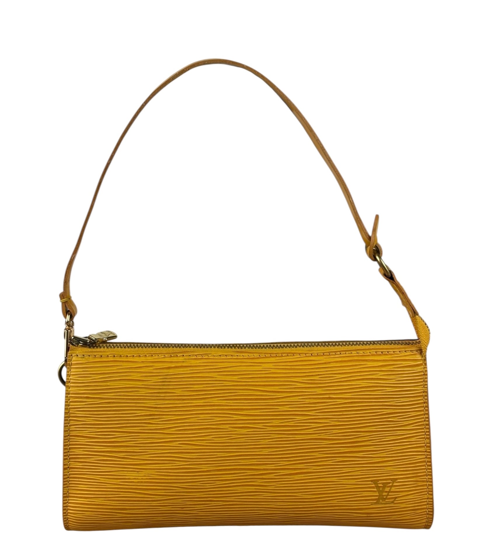 Louis Vuitton Yellow Epi Leather Pochette