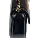 Gucci Black Leather Bamboo Night Small Clutch/Pochette