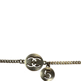 Chanel Vintage Double Medallion Charm Bracelet