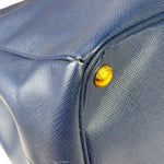 Prada Navy Saffiano Leather Galleria Tote