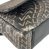 Valentino Black Leather Mario Spa Flap Bag