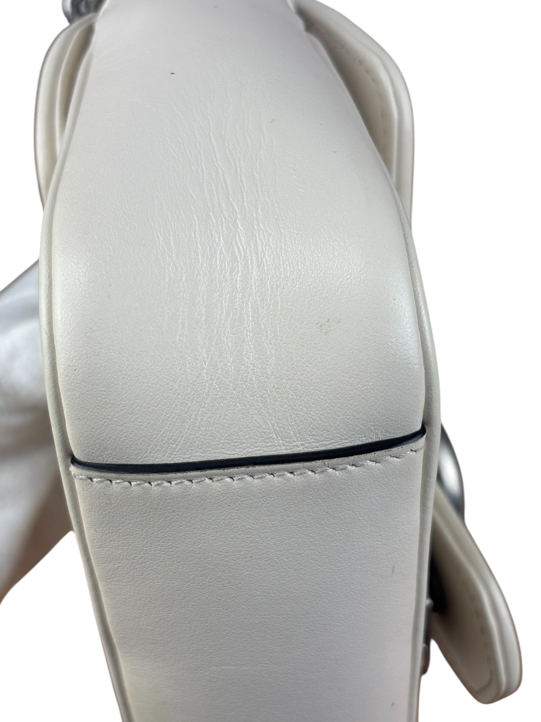 Gucci GG Marmont White Matelasse Bag