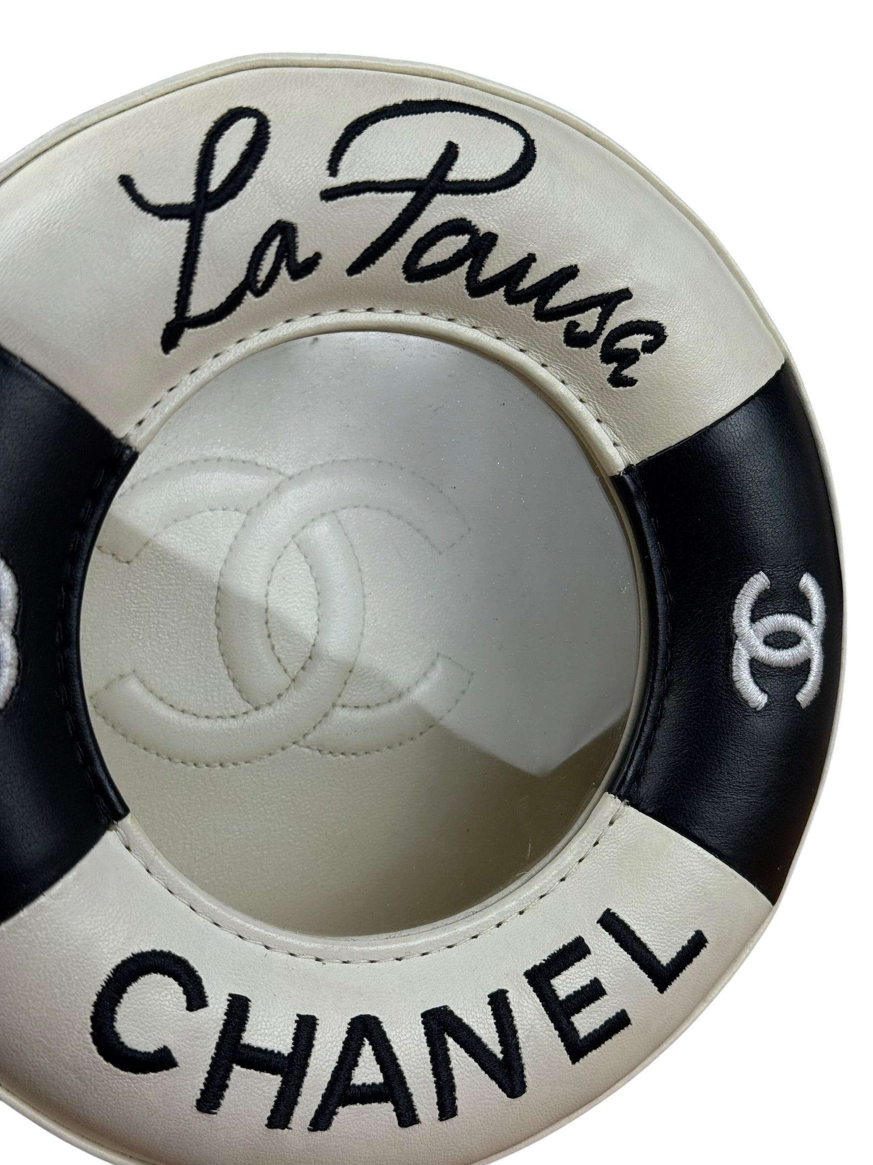 Chanel Limited Edition Lifesaver Round Crossbody Black 2017