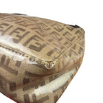 Fendi Vintage Beige PVC Zucca Pochette