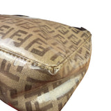 Fendi Vintage Beige PVC Zucca Pochette