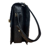 Balenciaga Vintage Black Leather Shoulder Bag