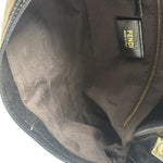 Fendi Black Leather Maxi Baguette