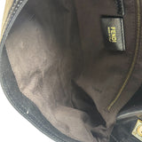 Fendi Black Leather Maxi Baguette