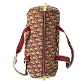 Christian Dior Vintage Red Trotter Boston Bag