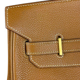 Hermes Birkin 35 Gold Brown Togo Leather Handbag 2001