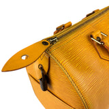 Louis Vuitton Yellow Epi Speedy 25