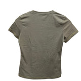 Christian Dior Green Short-Sleeve Diamonds/Pearls Studded T-Shirt