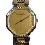 Christian Dior 2Tone Octagon Champagne Dial