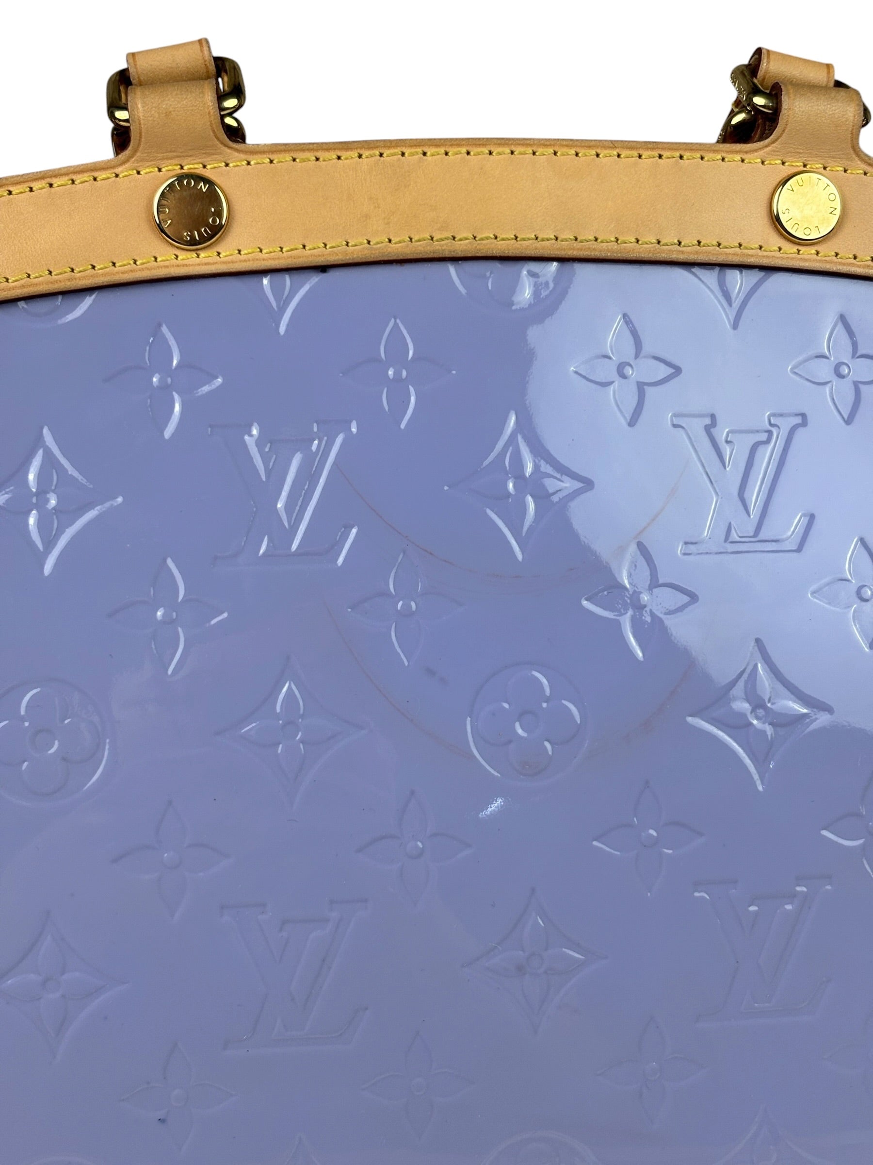 Louis Vuitton Lilac Vernis Monogram Brea Two-Way Bag