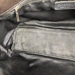 Chanel Black/Grey Textured Patent 2.55 Reissue Chain Tote