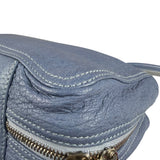 Balenciaga Vintage Blue Leather Mini Pochette