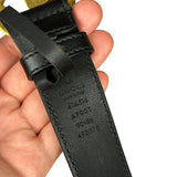 Gucci GG Black leather Belt
