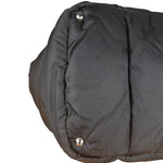 Prada Black Quilt Bomber Duffle Bag