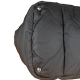 Prada Black Quilt Bomber Duffle Bag