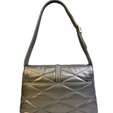 Saint Laurent Metallic Bronze Lambskin Quilted Le 57 Shoulder Bag