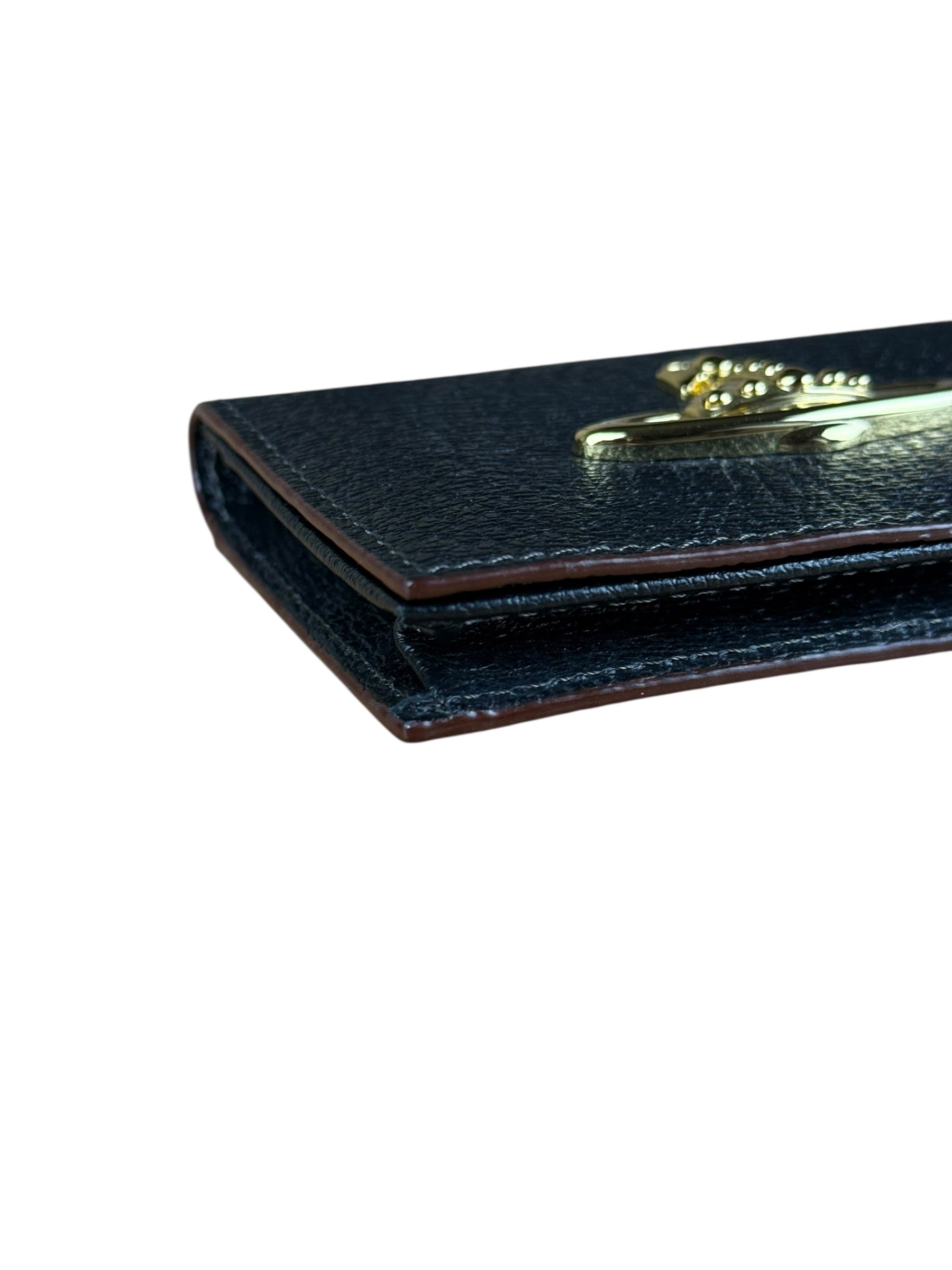 Vivienne Westwood Leather Orb Emblem Card Case