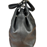 Gucci Black Leather Horsebit Flap Shoulder Bag