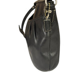 Coach Black Leather Soho Pleated Crossbody Bag