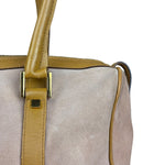 Gucci Vintage Pink Suede Mini Boston Handbag