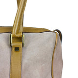 Gucci Vintage Pink Suede Mini Boston Handbag