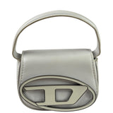 Diesel White Leather 1DR XS Two-Way Mini Bag