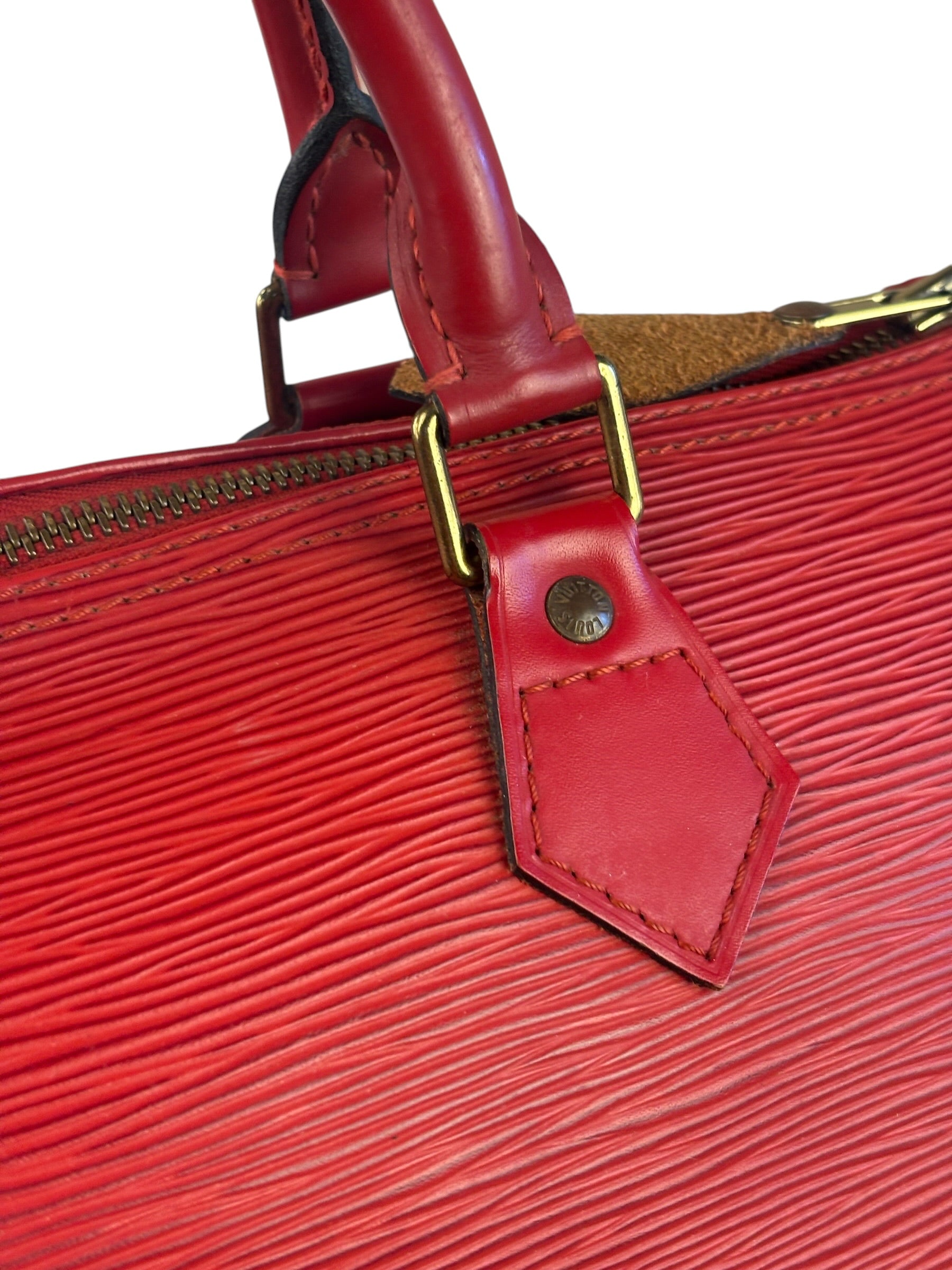 Louis Vuitton Red Epi Leather Speedy 30