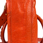 Balenciaga Red Leather Mini City Bag