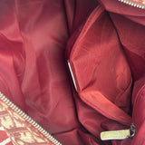 Christian Dior Vintage Red Trotter Boston Bag