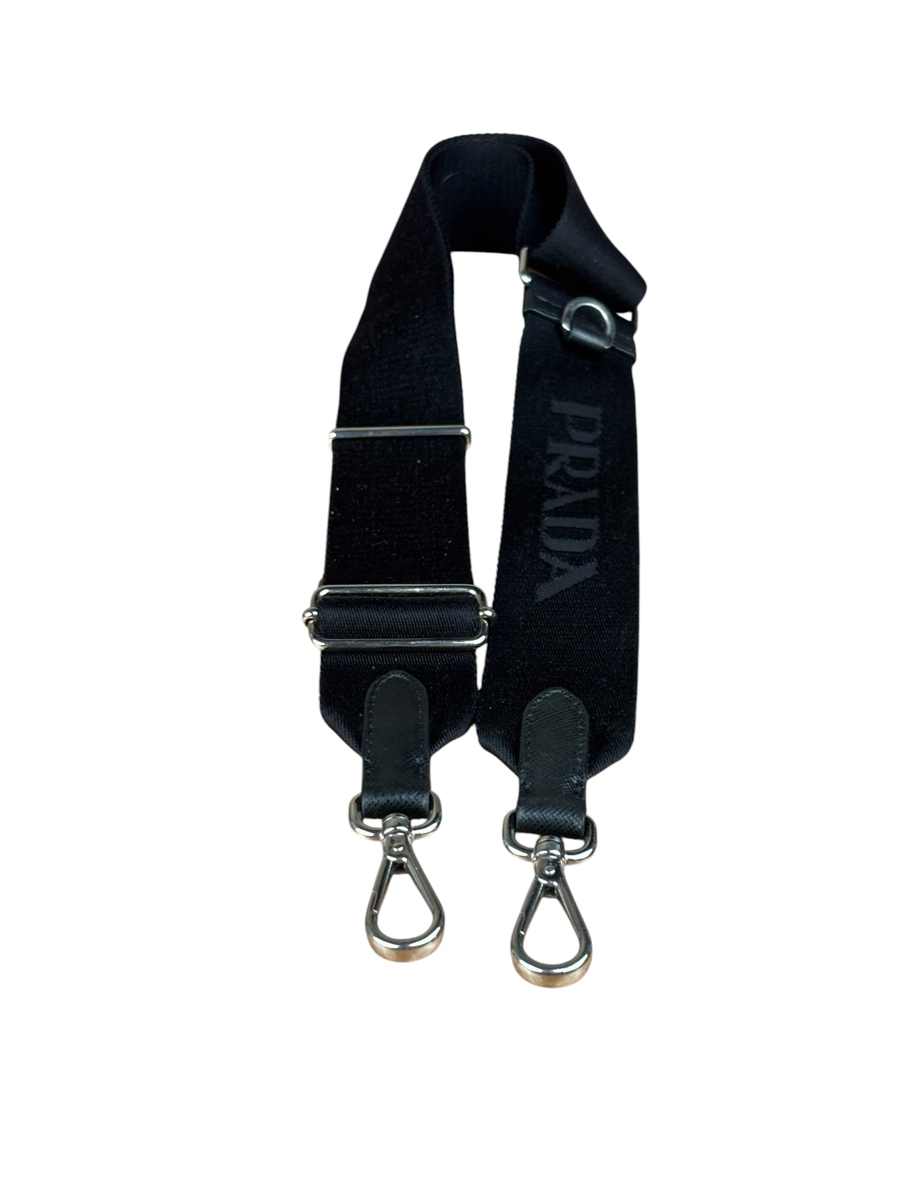 Prada Black Nylon Leather Trim Re-Edition 2005 Two-Way Bag