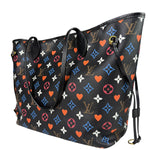 Louis Vuitton Black 'Game On' MM Neverfull Tote Bag