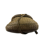 Bottega Veneta Brown Intrecciato Crossbody