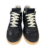 Maison Margiela Replica Leather and Suede Sneaker Black