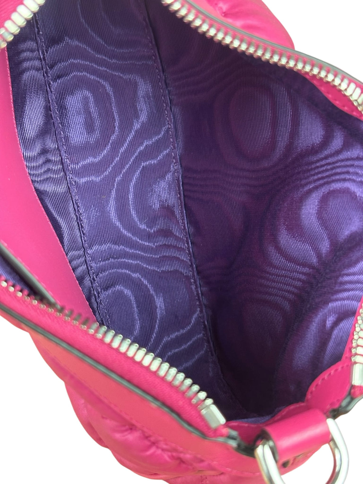 Gucci Pink Leather Trim/Nylon GG Matelasse Shoulder Bag